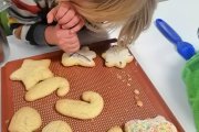 Plätzchenbacken in der Bioteria